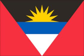 世界の国旗　北米・中南米諸国　アンティグア・バーブーダ　/　ANTIGUA & BARBUDA　/　ATG