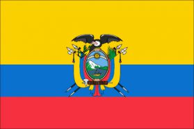 世界の国旗　北米・中南米諸国　エクアドル　/　ECUADOR　/　ECU