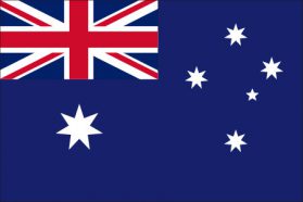 世界の国旗　大洋州諸国　オーストラリア　/　AUSTRALIA　/　AUS