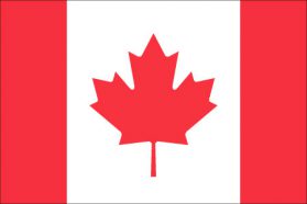 世界の国旗　北米・中南米諸国　カナダ　/　CANADA　/　CAN