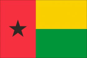 世界の国旗　アフリカ諸国　ギニアビサウ　/　GUINEA-BISSAU　/　GNB
