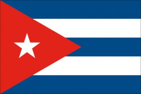 世界の国旗　北米・中南米諸国　キューバ　/　CUBA　/　CUB
