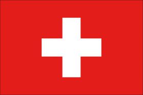 世界の国旗　ヨーロッパ諸国　スイス　/　SWITZERLAND　/　CHE