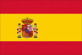 世界の国旗　ヨーロッパ諸国　スペイン　/　SPAIN　/　ESP