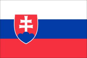 世界の国旗　ヨーロッパ諸国　スロバキア　/　SLOVAKIA　/　SVK