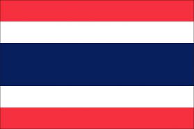 世界の国旗　アジア諸国　タイ　/　THAILAND　/　THA
