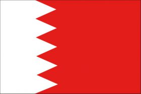 世界の国旗　中東諸国　バーレーン　/　BAHRAIN　/　BHR