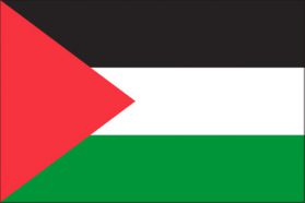 世界の国旗　中東諸国　パレスチナ(PLO)　/　PALESTINE LIBERATION ORGANIZATION　/　PSE