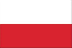 世界の国旗　ヨーロッパ諸国　ポーランド　/　POLAND　/　POL