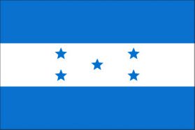 世界の国旗　北米・中南米諸国　ホンジュラス　/　HONDURAS　/　HND