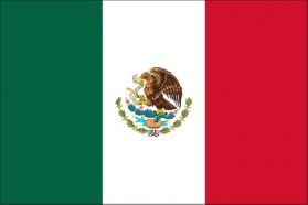 世界の国旗　北米・中南米諸国　メキシコ　/　MEXICO　/　MEX
