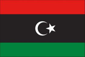 世界の国旗　アフリカ諸国　リビア　/　LIBYA　/　LBY