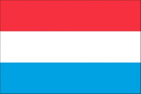 世界の国旗　ヨーロッパ諸国　ルクセンブルク　/　LUXEMBOURG　/　LUX