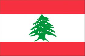 世界の国旗　中東諸国　レバノン　/　LEBANON　/　LBN