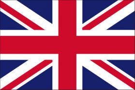世界の国旗　ヨーロッパ諸国　英国　/　UNITED KINGDOM　/　GBR
